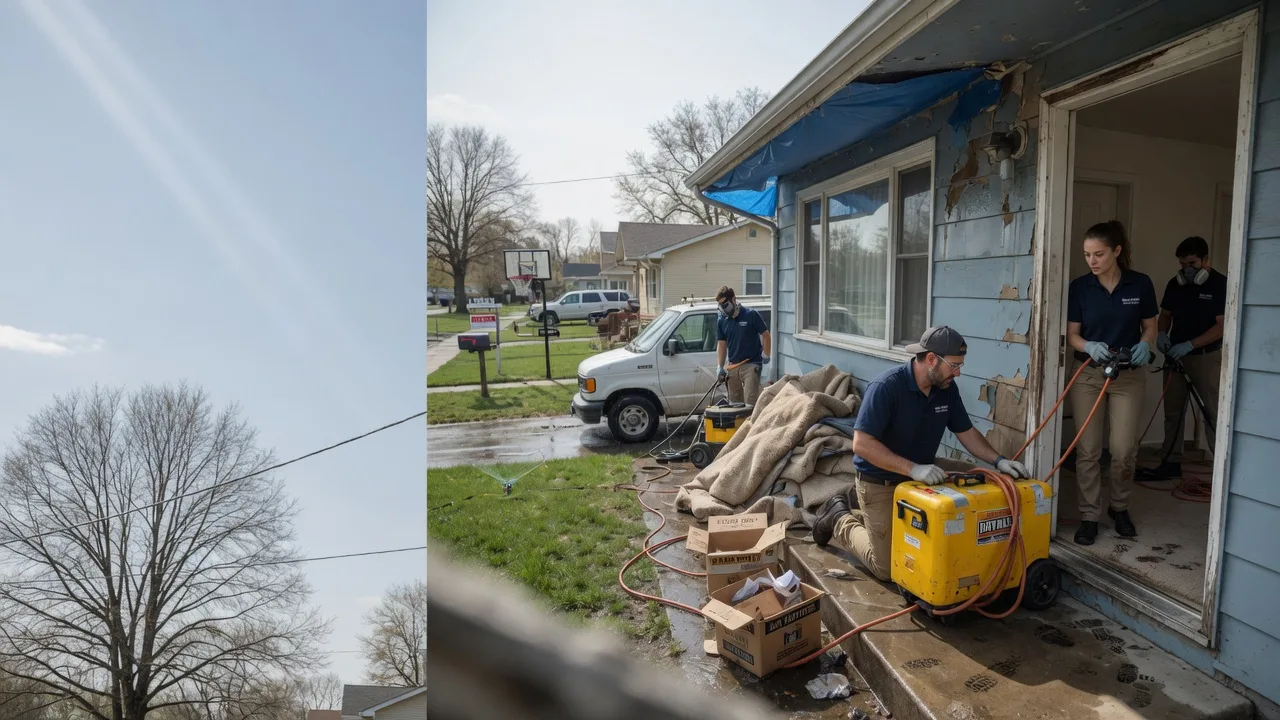 Basement Flood Cleanup in Ambridge, PA near me